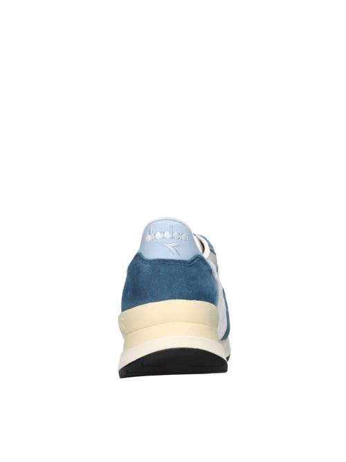 Sneakers in camoscio e tessuto DIADORA HERITAGE | CONQUEST C SWBLU-GRIGIO-BIANCO-CELESTE